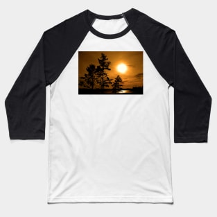 Sunset Long Beach Tofino Vancouver Island Canada Baseball T-Shirt